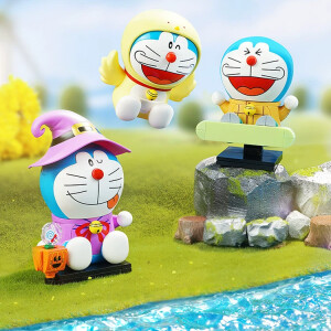 Colección 9 figuras para montar de Doraemon - Keeppley