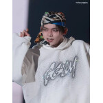 Hoodie blanco oversized inspirado en Yeonju TXT GGUM - sudadera K-pop Hoodie blanco oversized inspirado en Yeonju TXT GGUM - sudadera K-pop