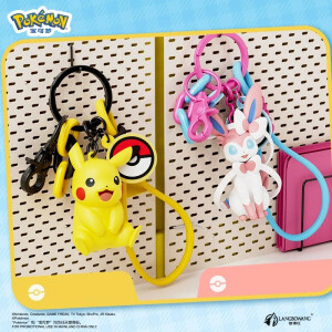 Llavero Pokémon Pikachu, Sylveon, Fuecoco, Sprigatito y Quaxly