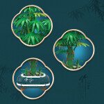 Maqueta de bloques lego de bambú bonsái Zhegao Blocks Frikimall Maqueta de bloques lego de bambú bonsái Zhegao Blocks Frikimall