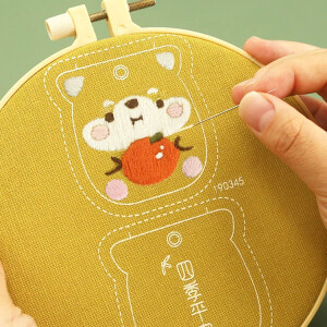 Amuleto de animales bordado a mano Kit Honey DIY Frikimall