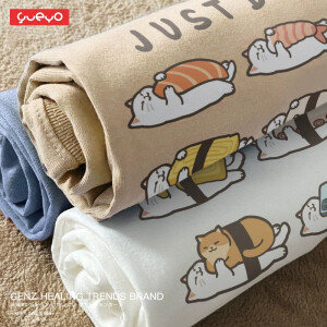 Camiseta con gato en forma de sushi Just Do Eat - moda kawaii