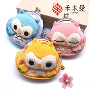 Monedero japonés búho de la suerte - estilo japonés