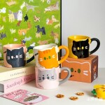 Tazas de cerámica de gatitos adorables 370 mL Tazas de cerámica de gatitos adorables 370 mL