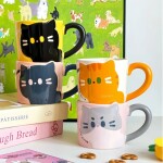 Tazas de cerámica de gatitos adorables 370 mL Frikimall 1 Tazas de cerámica de gatitos adorables 370 mL Frikimall 1