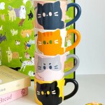 Tazas de cerámica de gatitos adorables - 370 mL Tazas de cerámica de gatitos adorables - 370 mL