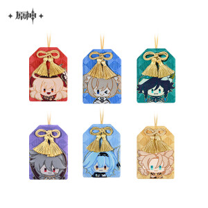 Amuletos de Genshin Impact omamori 12 personajes oficiales MiHoYo