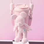 termo peluche rosa Mickey Mouse