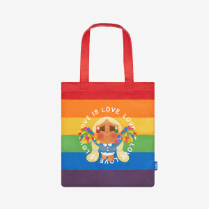 Bolso Crybaby CHEER UP, BABY! Canvas Bag oficial - POPMART, versión
