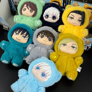 Caja sorpresa Jujutsu Kaisen Cat Ear Plushie - 6 peluches oficiales EAKI