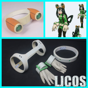 Set cosplay Tsuyu Asui My Hero Academia accesorios Frikimall