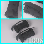 Guantes Bakugo cosplay armadura negra de manos My Hero Academia Frikimall
