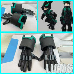 Guantes Midoriya para cosplay inspirados en My Hero Academia