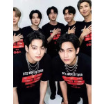 Camiseta BTS World Tour 2026 ARIRANG moda inspirada K-pop