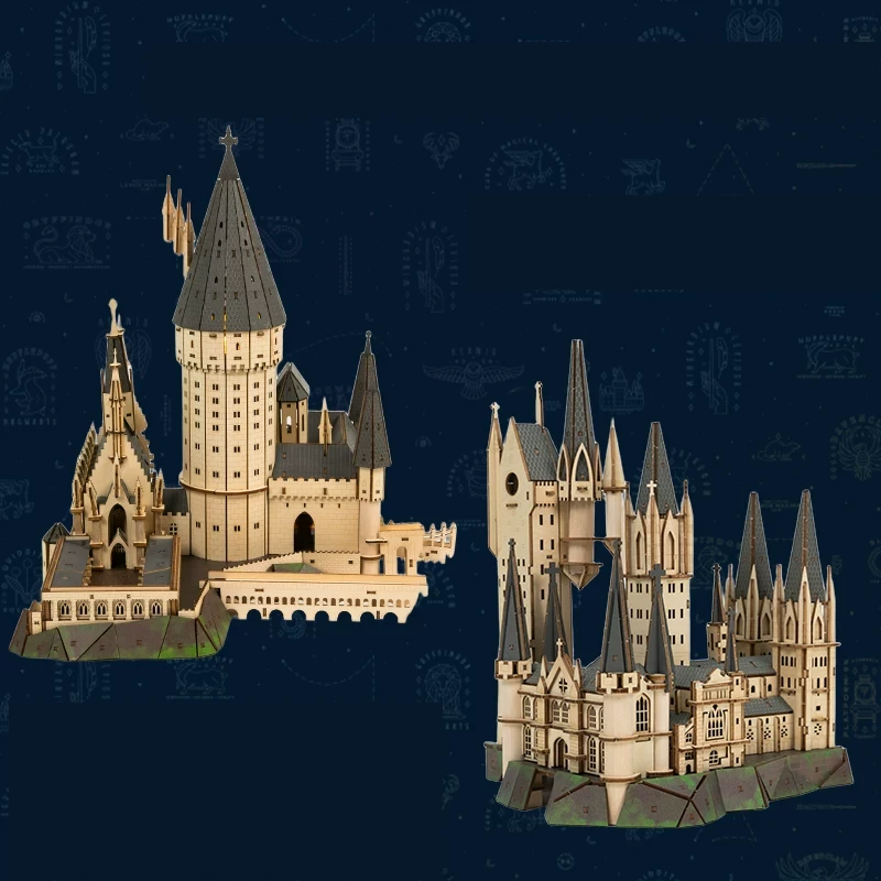Maqueta Hogwarts Harry Potter con luz y sonido - castillo mágico DIY
