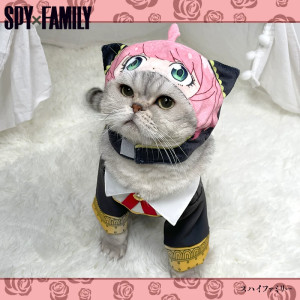 Cosplay Anya Forger para gatos – disfraz mascota Spy x Family