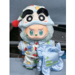 Pijama Shinchan para Labubu 17 cm Ropa Labubu kawaii