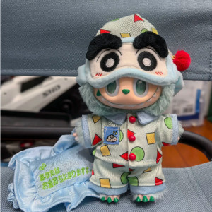 Pijama Shinchan para Labubu 17 cm Ropa Labubu kawaii Frikimall