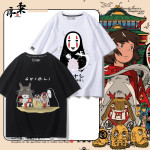 Camisetas Studio Ghibli anime – Chihiro y Totoro