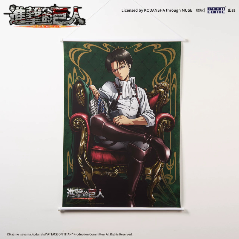 Póster Levi Ackerman Ataque a los Titanes – BOOMCOMIC