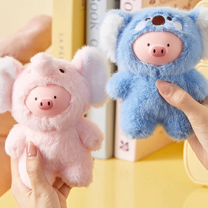Caja sorpresa Gigi Pig Mini Family – 5 llaveros peluche ToyZero