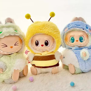 Ropa para Labubu kawaii de animales - abeja, dinosaurio, tiburón y más