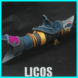 Armas cosplay Jinx Arcane – fishbones, pow-pow réplica LJCOS