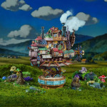 Maqueta Castillo Ambulante puzle 3D madera 830 piezas Tonecheer Frikimall 2