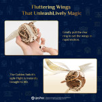 Maqueta Harry Potter Puremind Snitch dorada oficial Frikimall 1