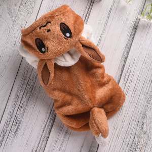 Cosplay Eevee para mascotas – chaleco kawaii con orejas para perros y gatos