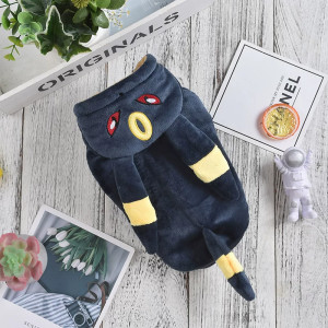 Cosplay Umbreon para mascotas – chaleco negro para perros y gatos