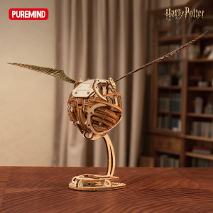 Maquetas Harry Potter Puremind Snitch Dorada, Hedwig y Sombrero Seleccionador