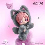 Caja sorpresa aespa Fluffy Club POPMART 4 peluches colgante oficial Frikimall