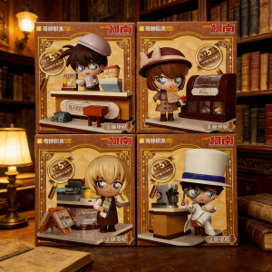 Maqueta bloques Detective Conan café Keeppley – Conan, Kaito Kid y más