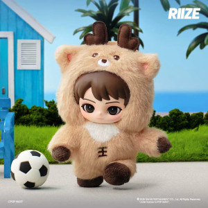 Caja sorpresa RIIZE Fluffy Club POPMART 6 peluches + 6 secretos con postal